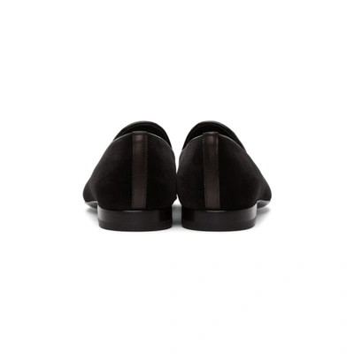 Shop Versace Black Medusa Loafers In D41oh Black
