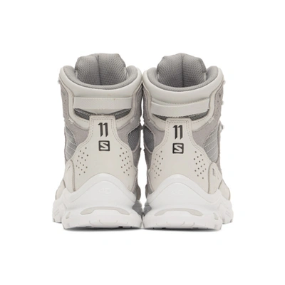 Shop 11 By Boris Bidjan Saberi Grey Salomon Edition Boot2 Gtx Boots In Grey Tones