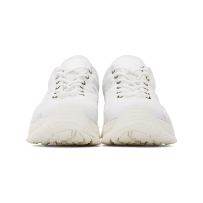 Shop Roa White Oblique Sneakers In 006 White