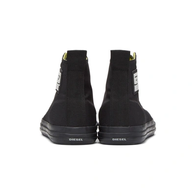 Shop Diesel Black S-astico Mc Sneakers In T8013 Blk