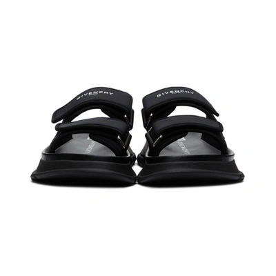 Shop Givenchy Black Spectre Sandals In 001-black