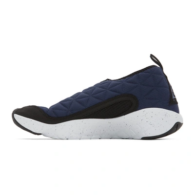 Shop Nike Blue Acg Moc 3.0 Sneakers In 400 Midnigh