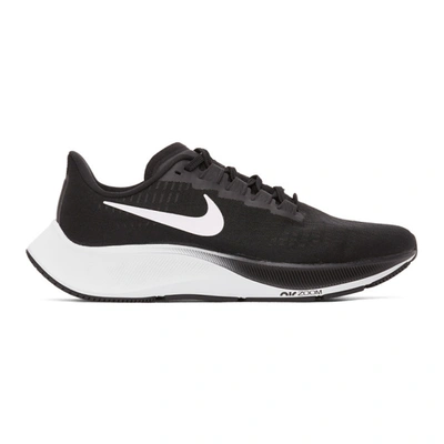 Shop Nike Black & White Air Zoom Pegasus 37 Sneakers In 002 Blk/wht