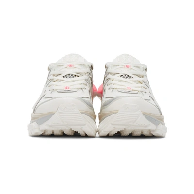 Shop Li-ning White & Grey Sun Chaser Sneakers In White/ Grey