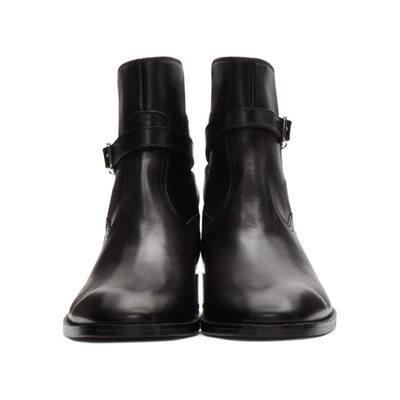 Shop Christian Louboutin Black Kicko Boots In Bk01 Black