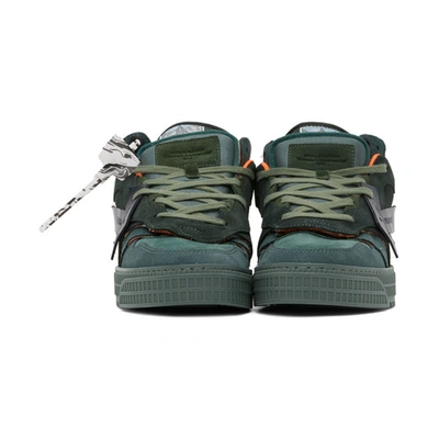 Shop Off-white Green Off Court Sneakers