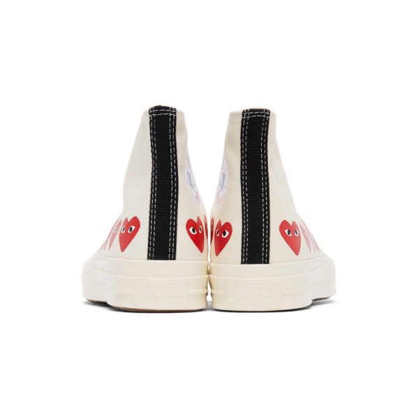 white converse with red hearts