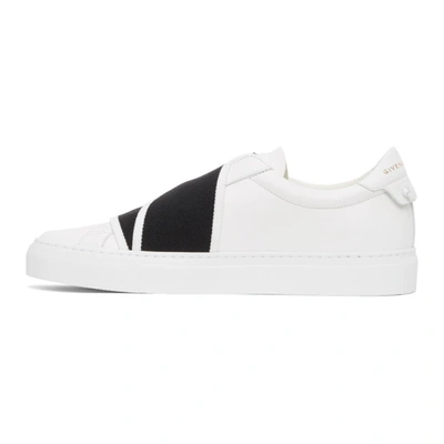Shop Givenchy White Crossed Strap Urban Knots Sneakers In 100-white