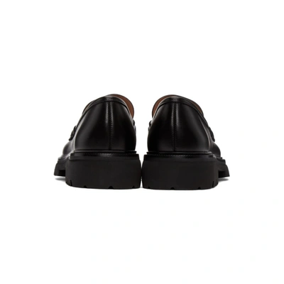 Ferragamo Bleecker Lug Sole Gancini Loafers In Black | ModeSens