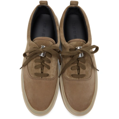 Shop Fear Of God Beige Suede 101 Sneakers In Taupe251