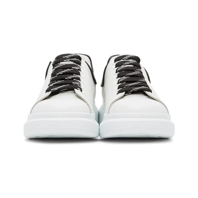 Alexander Mcqueen White & Black Python Oversized Sneakers | ModeSens
