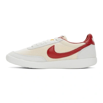 Shop Nike Off-white & Red Killshot Og Sp Sneakers In Sail/red