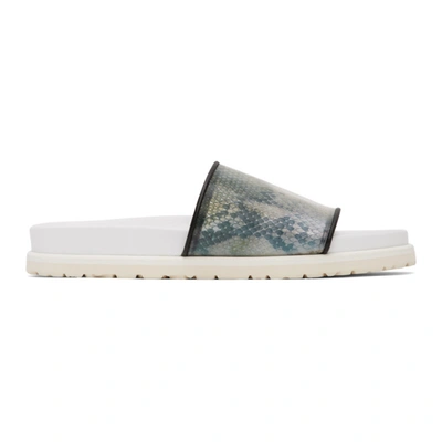 Shop Doublet Beige Invisible Lenticular Sandals