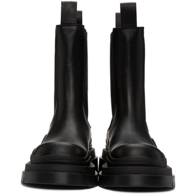 Shop Bottega Veneta Black Medium The Tire Chelsea Boots In 1029 Blkblk