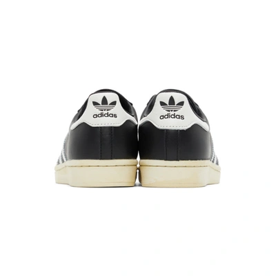 Shop Adidas Originals Black Superstar Sneakers In Blk/cry