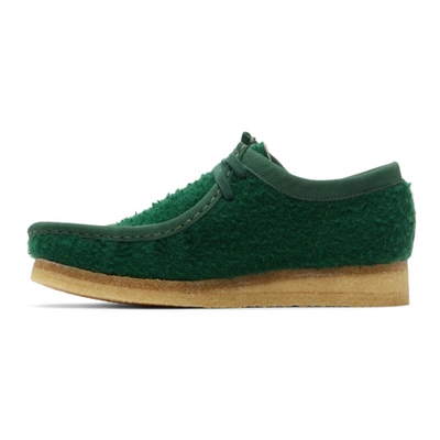 AIME LEON DORE 绿色 CLARKS ORIGINAL 联名 WALLABEE 莫卡辛鞋