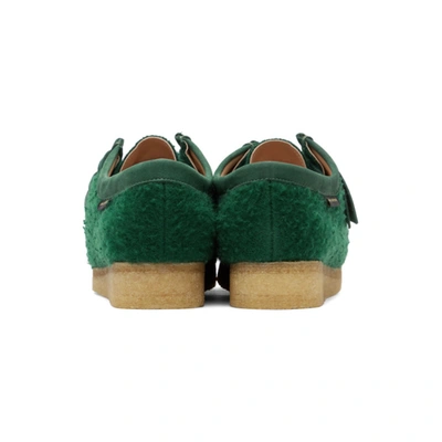 Shop Aimé Leon Dore Aime Leon Dore Green Clarks Originals Edition Wool Wallabee Boots