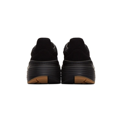 Shop Bottega Veneta Black Mesh Speedster Sneakers In 1000 Black