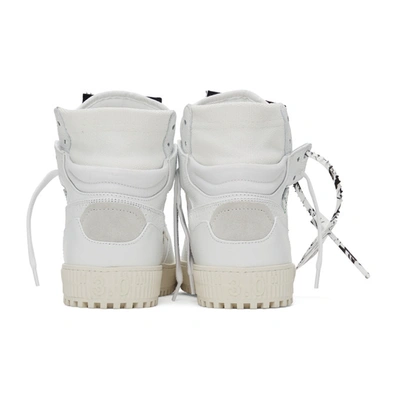 OFF-WHITE 白色 OFF COURT 3.0 高帮运动鞋