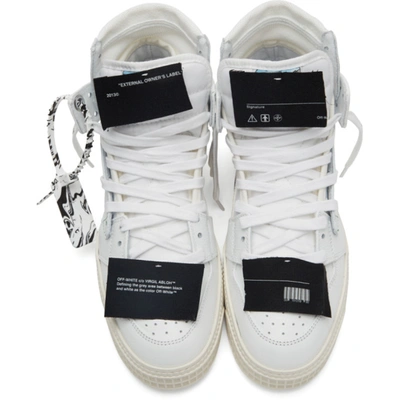 OFF-WHITE 白色 OFF COURT 3.0 高帮运动鞋