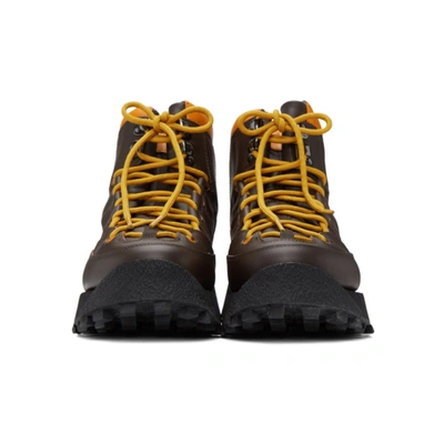Shop Acne Studios Brown Trekking Boots