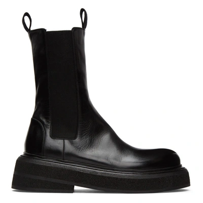 Shop Marsèll Marsell Black Zuccone Chelsea Boots In 666 Black