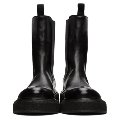 Shop Marsèll Marsell Black Zuccone Chelsea Boots In 666 Black