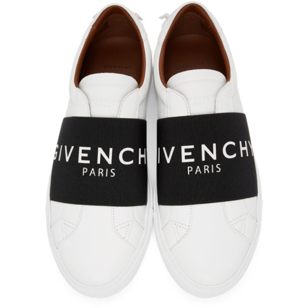 givenchy knot elastic leather trainers