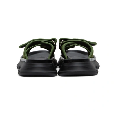 Shop Givenchy Khaki Spectre Sandals In 305-khaki