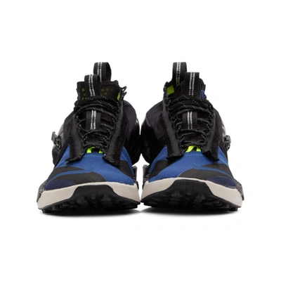 Shop Nike Blue & Black Ispa Drifter Gator Sneakers In Coastal Blu