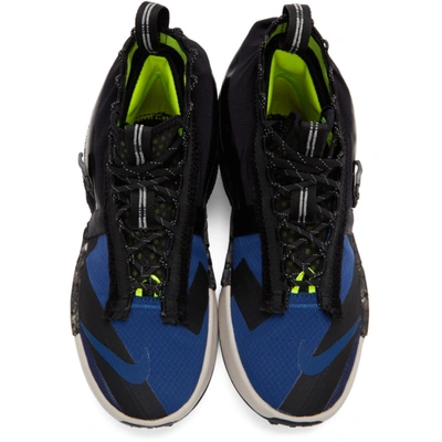 Shop Nike Blue & Black Ispa Drifter Gator Sneakers In Coastal Blu
