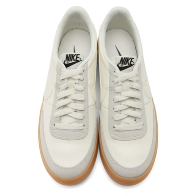 Shop Nike White Leather Killshot 2 Sneakers In 128 Sail