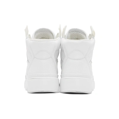 Shop Givenchy White Wing High Sneakers In 100 White