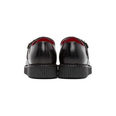 Shop Molly Goddard Black Underground Edition Buckle Rico Creeper Monkstraps