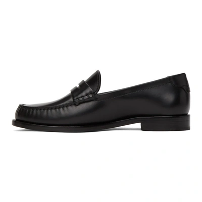 Saint Laurent Le Loafer Monogram Leather Loafers In Black | ModeSens
