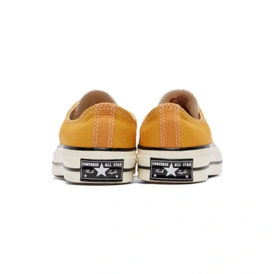 Shop Converse Yellow Chuck 70 Ox Sneakers In Sun/blk/egr