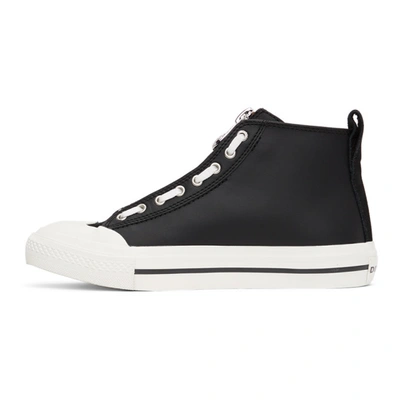 Shop Diesel Black S-astico Mzip Sneakers In T8013 Black