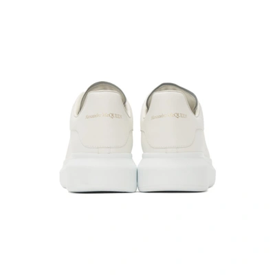 Shop Alexander Mcqueen White Oversized Sneakers In 9000white/w