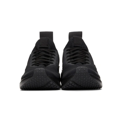 Shop Rick Owens Black Veja Edition Sock Runner Sneakers In 09 Blk