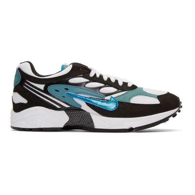 Shop Nike Black & Blue Air Ghost Racer Sneakers In 004blackpho