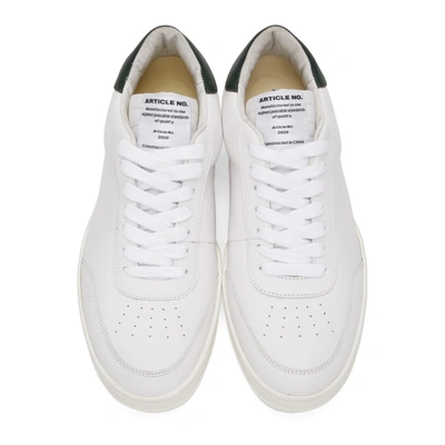 Shop Article No Ssense Exclusive White & Green 0517-04-04 Sneakers In White/green