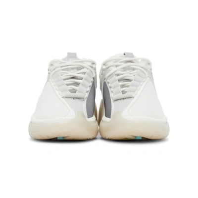 Shop Balmain White B Runner Sneakers In Gdm White/g