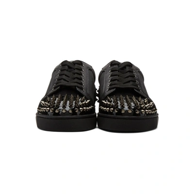 Shop Christian Louboutin Black Seavaste 2 Sneakers In B139 Black