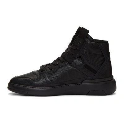 Shop Givenchy Black Wing Sneakers In 001 Black