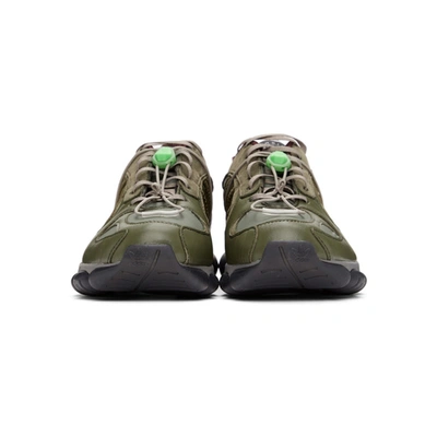 Shop Oamc Khaki Adidas Originals Edition O-6 Sneakers In Militry Grn
