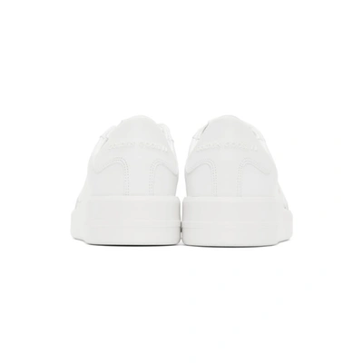 Shop Golden Goose White Pure Star Sneakers In 10100 Optic