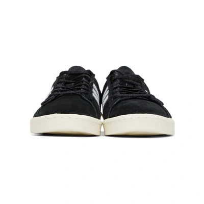 Shop Adidas Originals Black Campus 80s Sneakers In Black/white