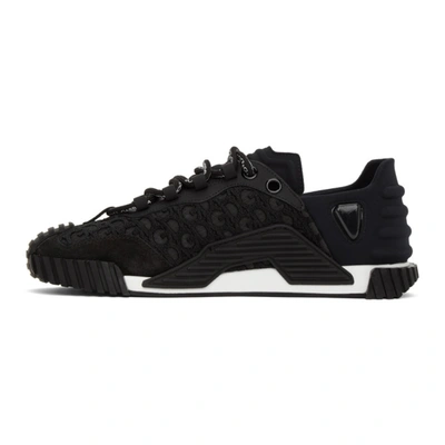 Shop Dolce & Gabbana Black Lace Ns1 Sneakers In 8b956 Nero