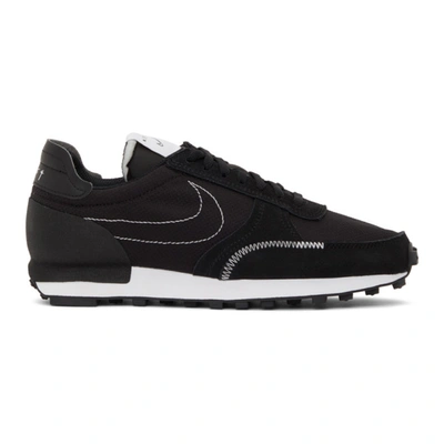 Shop Nike Black Dbreak-type Sneakers In 002 Blk/wht