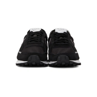 Shop Nike Black Dbreak-type Sneakers In 002 Blk/wht